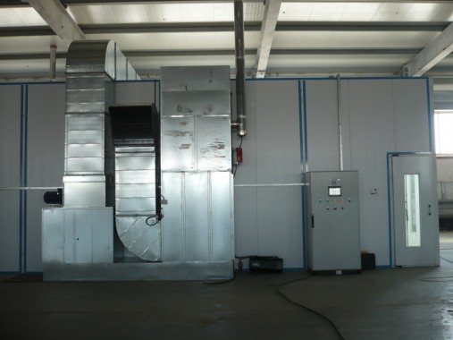 Окрасочно-сушильная камера для окраски металлоконструкций и ферм SPK 15.4.6. Италия