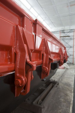 Покрасочно-сушильная камера для локомотивов для Музея РЖД г. Екатеринбург