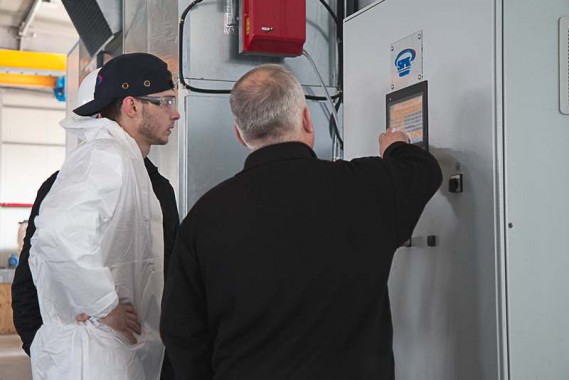 Окрасочно-сушильная камера для окраски металлоконструкций и ферм SPK 15.4.6. Италия