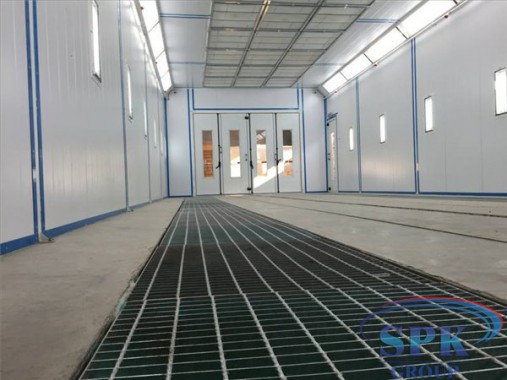 Окрасочно-сушильная камера для окраски металлоконструкций и ферм SPK 15.4.6. Италия