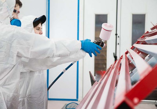 Окрасочно-сушильная камера для окраски металлоконструкций и ферм SPK 15.4.6. Италия