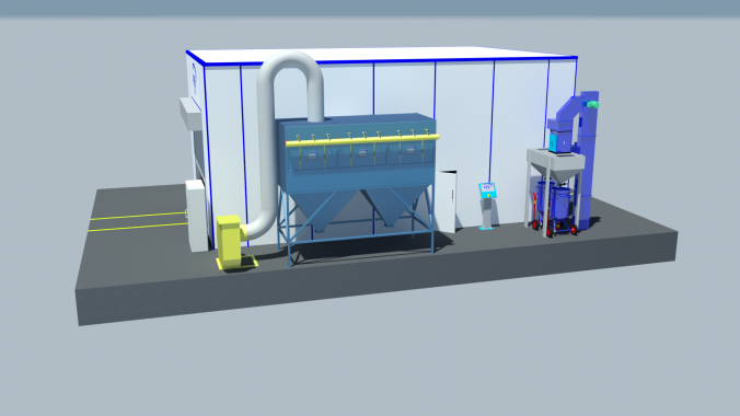 Дробеструйная камера проходного типа SPK-12.8.5