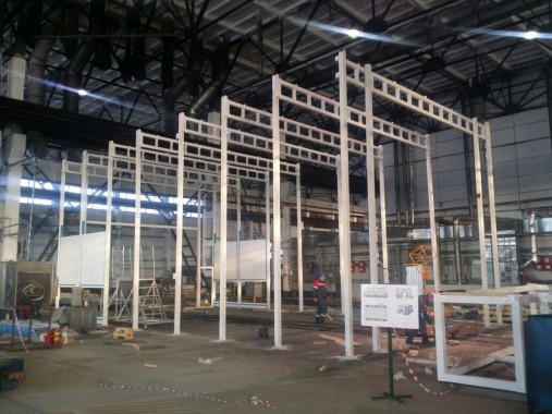 Покрасочно-сушильная камера для трубопроводов SPK-15.8.6, г. Челябинск