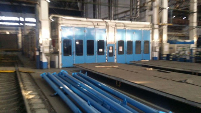 Покрасочно-сушильная камера для трубопроводов SPK-15.8.6, г. Челябинск