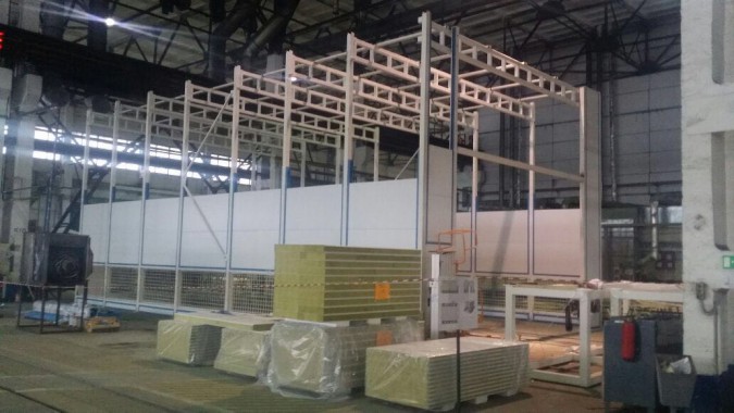 Покрасочно-сушильная камера для трубопроводов SPK-15.8.6, г. Челябинск