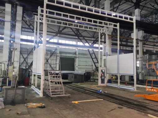 Покрасочно-сушильная камера для трубопроводов SPK-15.8.6, г. Челябинск