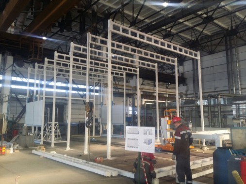 Покрасочно-сушильная камера для трубопроводов SPK-15.8.6, г. Челябинск