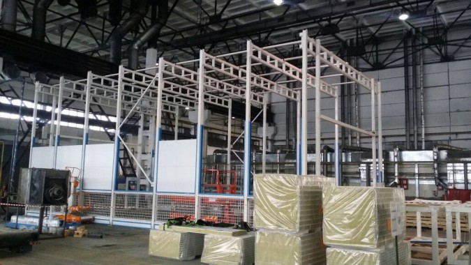 Покрасочно-сушильная камера для трубопроводов SPK-15.8.6, г. Челябинск