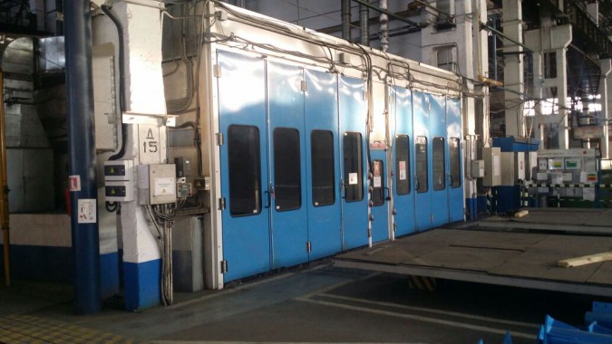 Покрасочно-сушильная камера для трубопроводов SPK-15.8.6, г. Челябинск