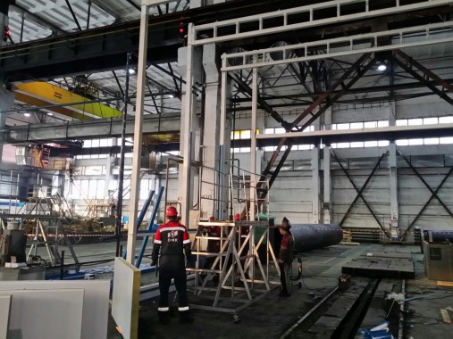 Покрасочно-сушильная камера для трубопроводов SPK-15.8.6, г. Челябинск