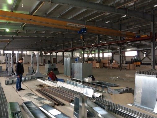 Окрасочно-сушильная камера для окраски металлоконструкций и ферм SPK 15.4.6. Италия. Строительство фундамента для камеры окраски. г. Астана (Казахстан)