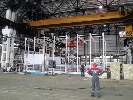 Покрасочно-сушильная камера для трубопроводов SPK-15.8.6, г. Челябинск