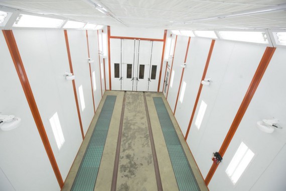 Комплекс для подготовки и окраски автобусов и троллейбусов SPK-16.5.5