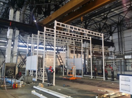 Камера окраски для автобусов и грузовых автомобилей тупикового типа SPK-15.6.5