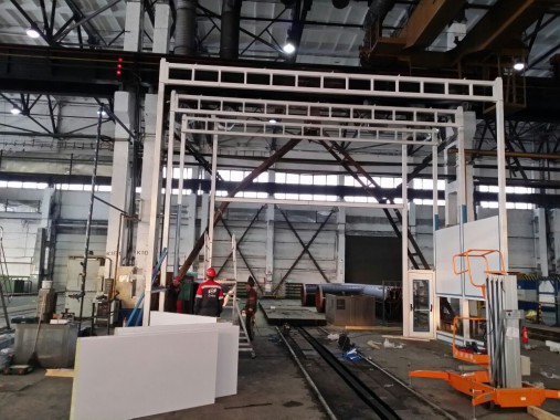 Камера окраски для автобусов и грузовых автомобилей тупикового типа SPK-15.6.5