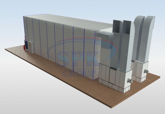 Покрасочно-сушильная камера для грузовиков SPK-17.5.6