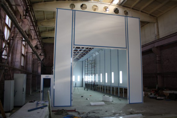 Покрасочная камера для экскаваторов SPK-16.6.6