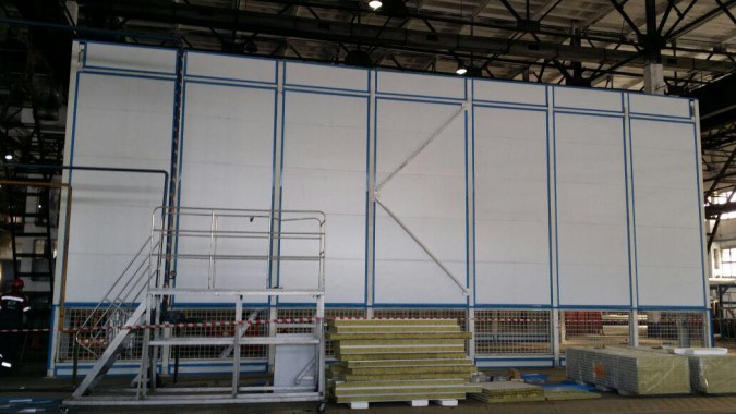 Покрасочно-сушильная камера для трубопроводов SPK-15.8.6, г. Челябинск