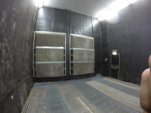 Дробеструйная камера для жд вагонов. Музей РЖД в г. Екатеринбург