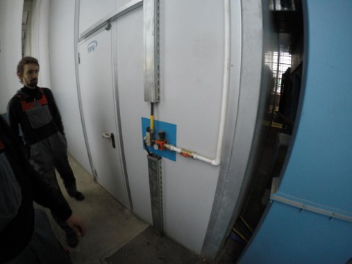 Дробеструйная камера для жд вагонов. Музей РЖД в г. Екатеринбург