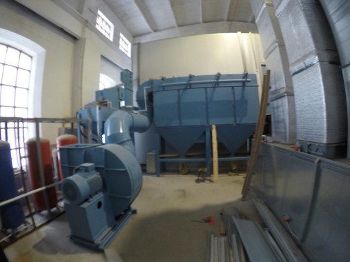 Дробеструйная камера для жд вагонов. Музей РЖД в г. Екатеринбург