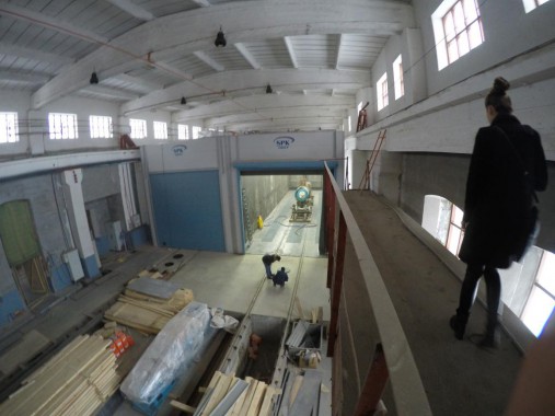 Дробеструйная камера для жд вагонов. Музей РЖД в г. Екатеринбург