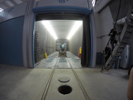 Дробеструйная камера для жд вагонов. Музей РЖД в г. Екатеринбург