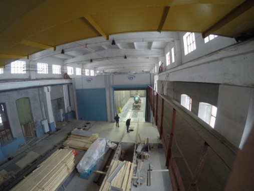 Дробеструйная камера для жд вагонов. Музей РЖД в г. Екатеринбург