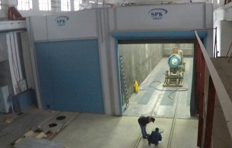 Дробеструйная камера для жд вагонов. Музей РЖД в г. Екатеринбург