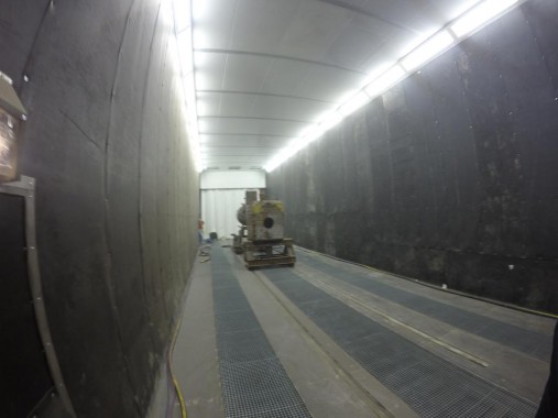 Дробеструйная камера для жд вагонов. Музей РЖД в г. Екатеринбург