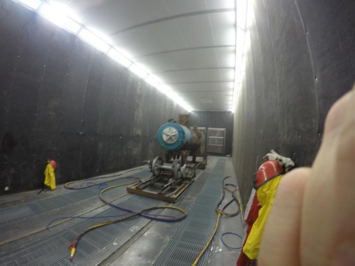 Дробеструйная камера для жд вагонов. Музей РЖД в г. Екатеринбург