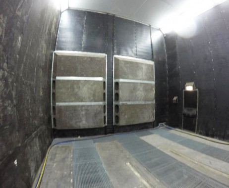 Дробеструйная камера для жд вагонов. Музей РЖД в г. Екатеринбург