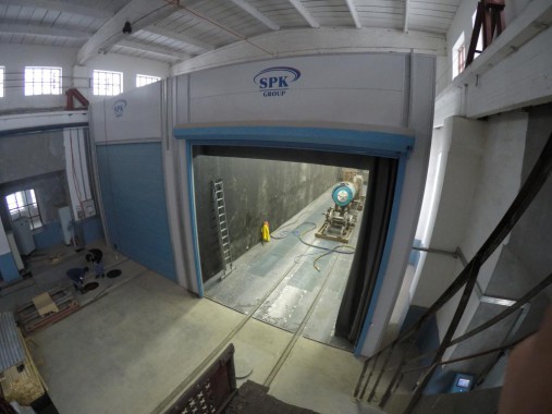 Дробеструйная камера для жд вагонов. Музей РЖД в г. Екатеринбург