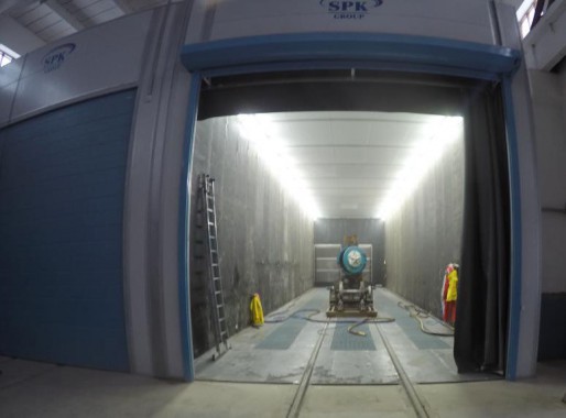 Дробеструйная камера для жд вагонов. Музей РЖД в г. Екатеринбург