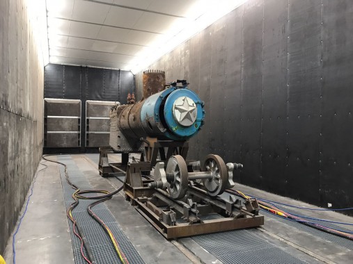 Дробеструйная камера для жд вагонов. Музей РЖД в г. Екатеринбург
