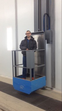 Дробеструйная камера для жд вагонов. Музей РЖД в г. Екатеринбург