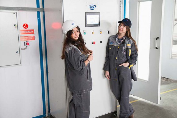 Запуск окрасочно-сушильной камеры для окраски металлоконструкций и ферм SPK 15.4.6, г. Астана (Казахстан)