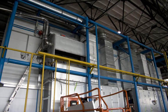 Покрасочно-сушильная камера для трубопроводов SPK-15.8.6, г. Челябинск