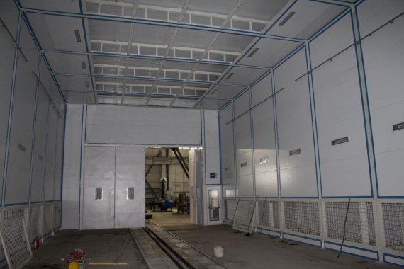 Покрасочно-сушильная камера для трубопроводов SPK-15.8.6, г. Челябинск