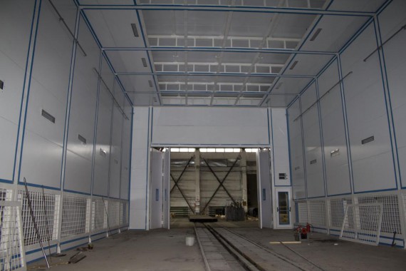 Покрасочно-сушильная камера для трубопроводов SPK-15.8.6, г. Челябинск