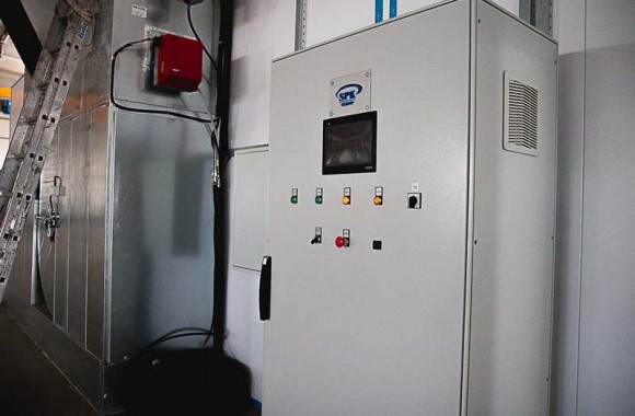 Запуск окрасочно-сушильной камеры для окраски металлоконструкций и ферм SPK 15.4.6, г. Астана (Казахстан)