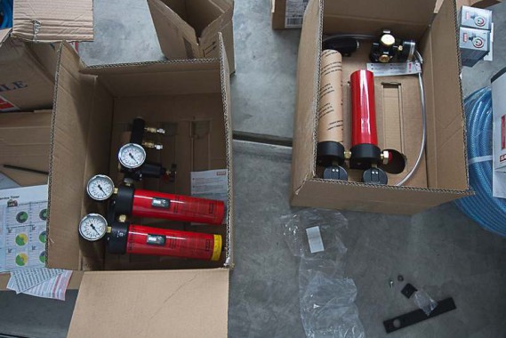 Запуск окрасочно-сушильной камеры для окраски металлоконструкций и ферм SPK 15.4.6, г. Астана (Казахстан)