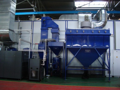 Комплекс подготовки и окраски для дорожно-строительной техники SPK-34.5.4