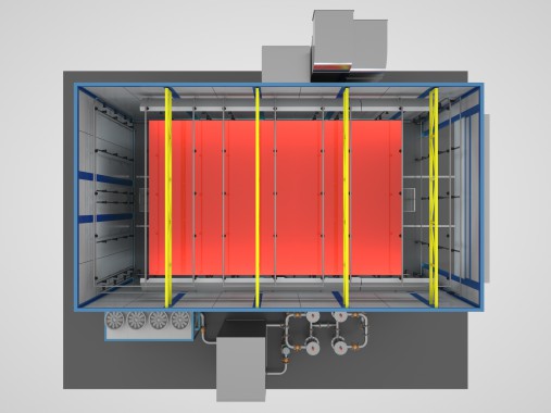 Камера дождевания тупикового типа SPK - ТR 8.5.5