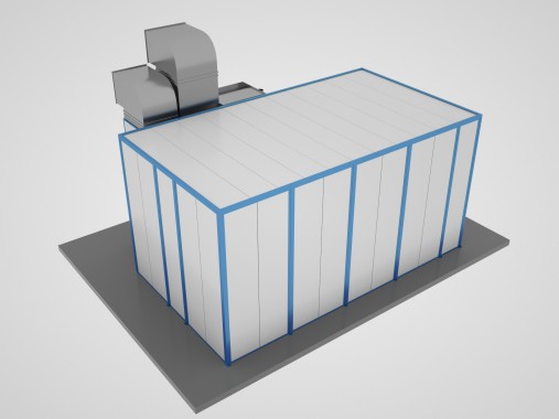 Окрасочно-сушильная камера тупикового типа SPK-9.5.4