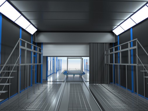 Комплекс подготовки поверхности, окраски и сушки проходного типа SPK-29.6.4