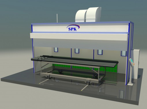 Окрасочно-сушильная камера SPK-7.3.3 