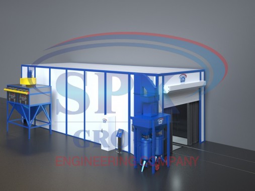 Дробеструйная камера проходного типа SPK-14.5.4