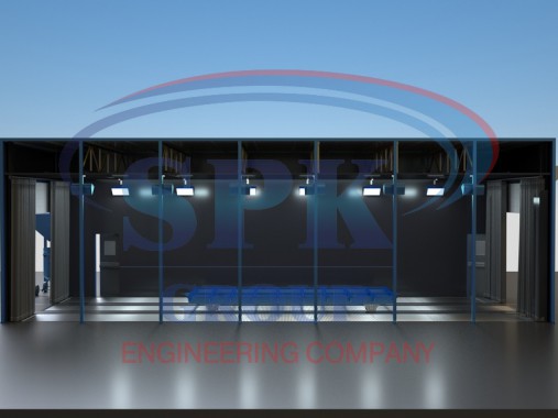 Дробеструйная камера проходного типа SPK-14.5.4