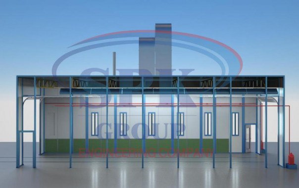 Окрасочно-сушильная камера проходного типа SPK-15.5.5